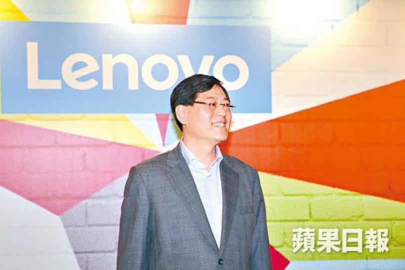 聯想楊元慶表示,只要華為符合法規,就會維持業務關係。何耀勤攝 聯想楊元慶表示,只要華為符合法規,就會維持業務關係。何耀勤攝