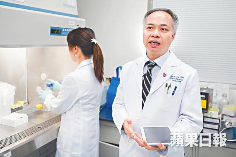 陳基湘建議市民多吃蔬果。李子健攝 陳基湘建議市民多吃蔬果。李子健攝