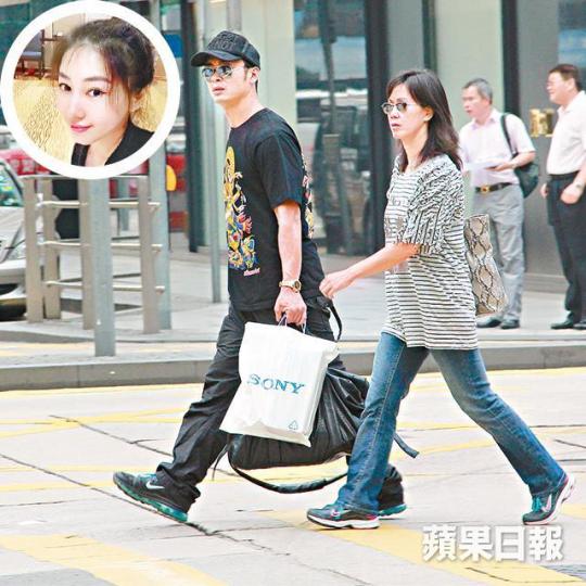 原告周軍英入稟指樊少皇為付400萬予前妻陳少霞（右），JJ（小圖）聲稱他們沒有結婚。資料圖片