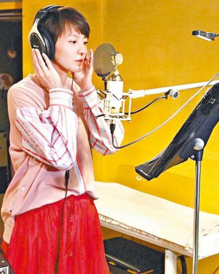 梁詠琪早前貼出錄音相，原來她已加盟唱片公司準備出廣東歌。互聯網圖片