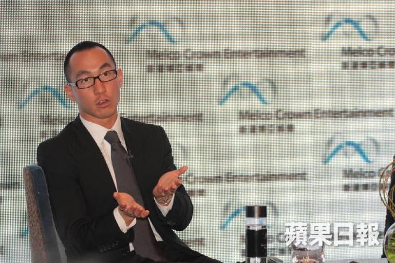 新濠博亞娛樂主席兼行政總裁何猷龍。資料圖片 新濠博亞娛樂主席兼行政總裁何猷龍。資料圖片