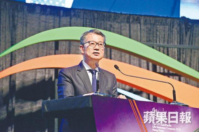 財政司司長陳茂波 財政司司長陳茂波