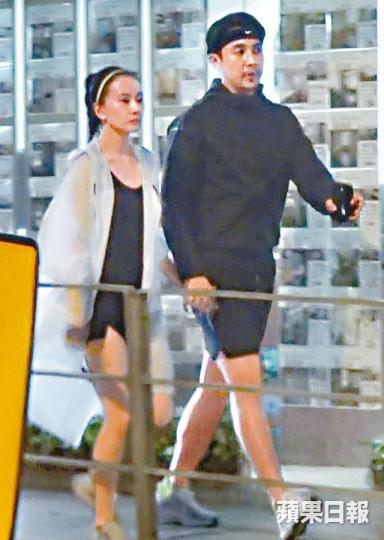 譚俊彥日前和太太到馬場跑步，不過一度行錯路。