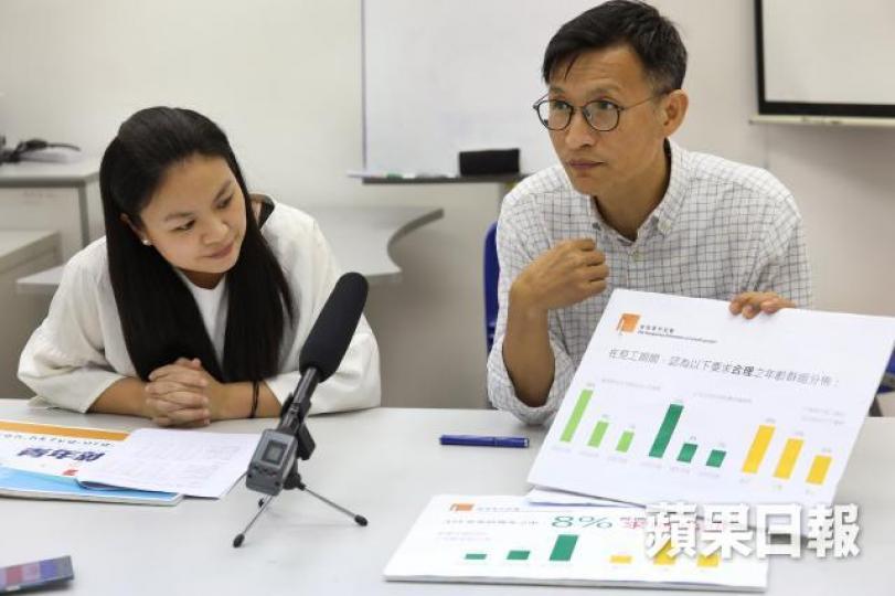 青協註冊社工張志偉(右)指,年輕人普遍對保障個人私隱意識不足。朱永倫攝 青協註冊社工張志偉(右)指,年輕人普遍對保障個人私隱意識不足。朱永倫攝