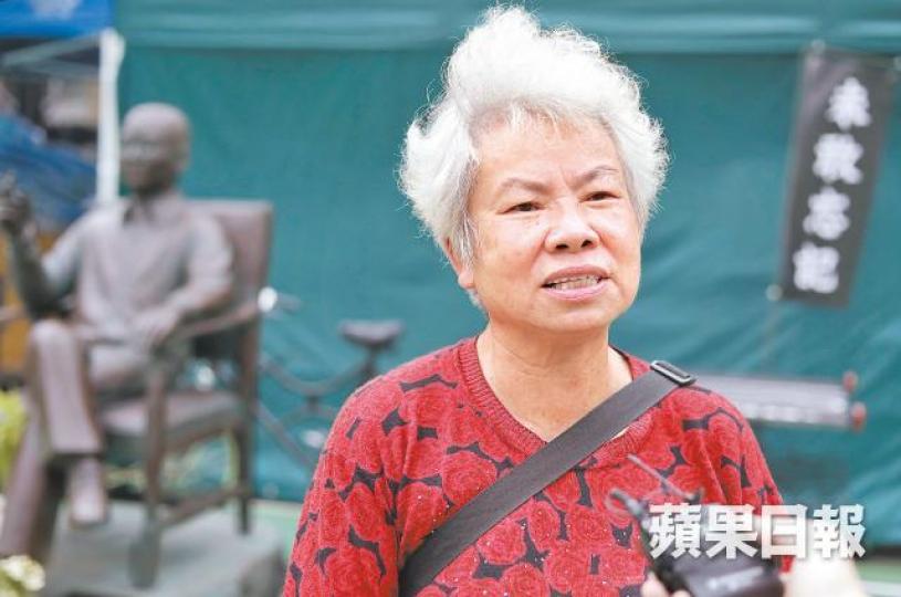 曾婆婆直言對當年民運學生遭解放軍殺害感到痛心。 曾婆婆直言對當年民運學生遭解放軍殺害感到痛心。