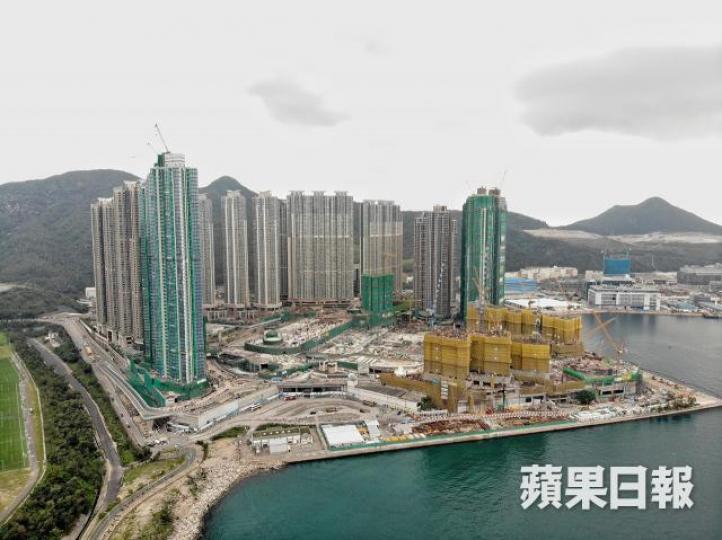 將軍澳日出康城第9B、9C期上月申請預售樓花同意書。資料圖片 將軍澳日出康城第9B、9C期上月申請預售樓花同意書。資料圖片