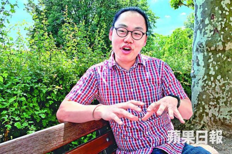 港人工程師石賈墨居德10年後,因送中惡法決意放棄中國國籍。何家達攝 港人工程師石賈墨居德10年後,因送中惡法決意放棄中國國籍。何家達攝