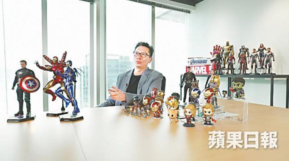 Howard創立Hottoys,推出一系列Marvel角色Figure大受市場歡迎。 Howard創立Hottoys,推出一系列Marvel角色Figure大受市場歡迎。
