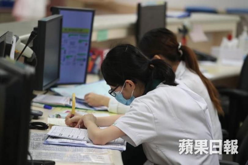 醫院管理局護士課程需要到病房實習。資料圖片
醫院管理局護士課程需要到病房實習。資料圖片