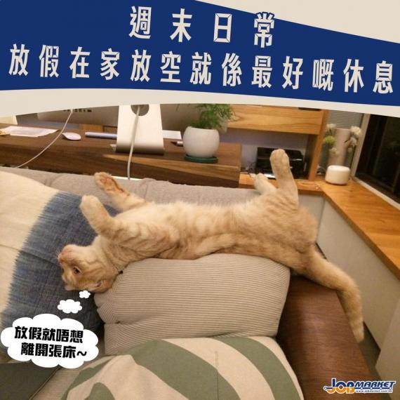 難得放假宅喺屋企唔舒服咩...