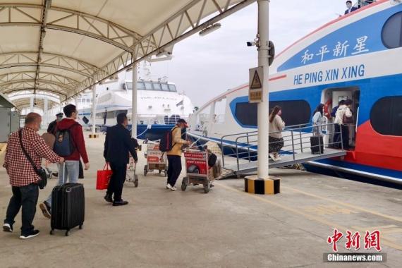廈金航線復航以來運送旅客突破百萬人次...