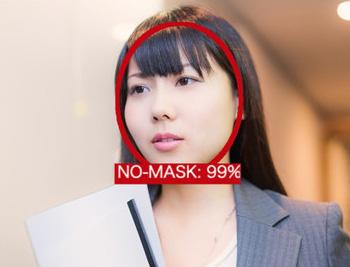 【免費AI服務】智能提醒要戴口罩